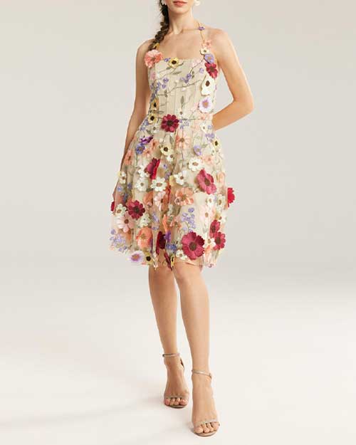 AW Coralia Midi Floral Dress