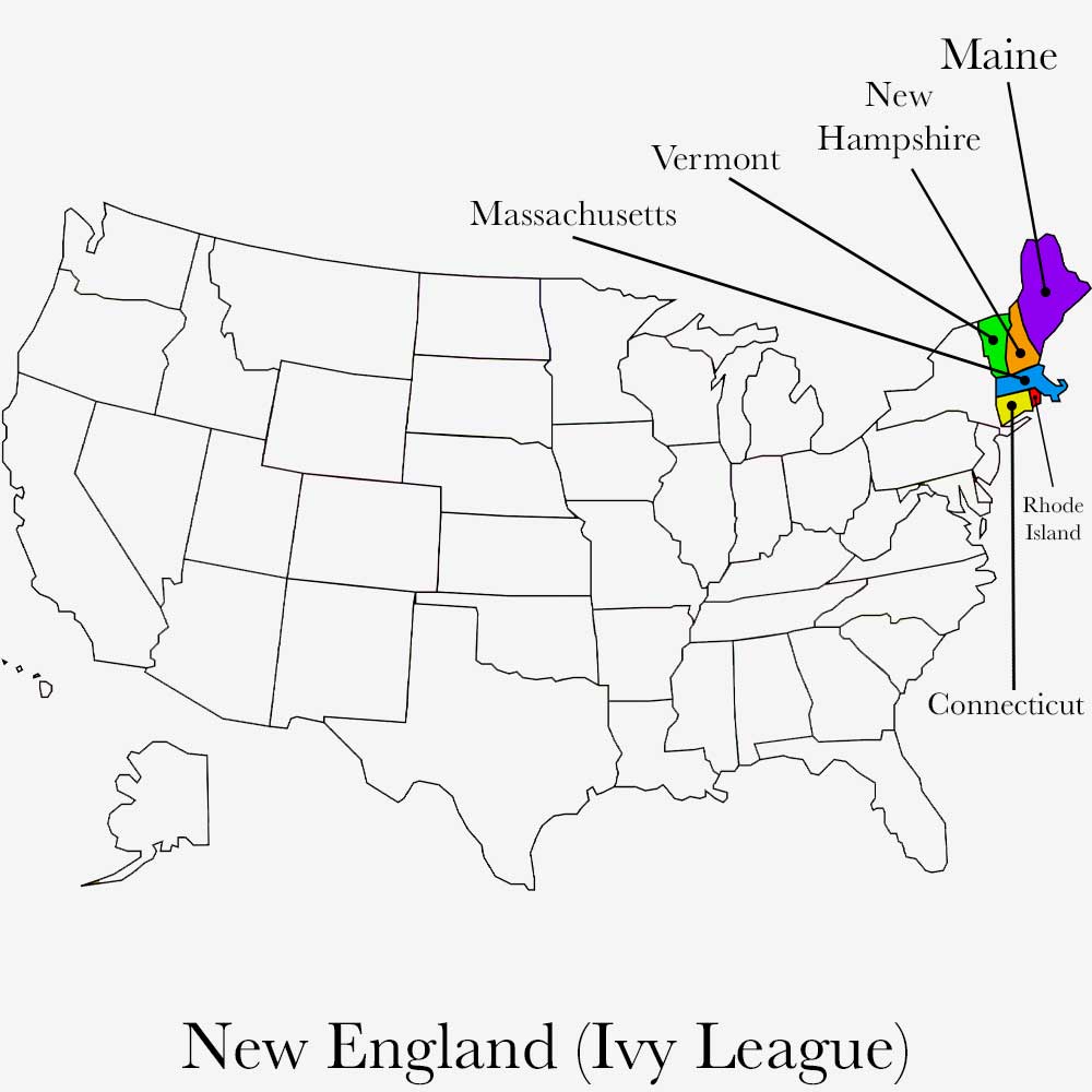 New England, Northeast, Ivy League Preppy Origin