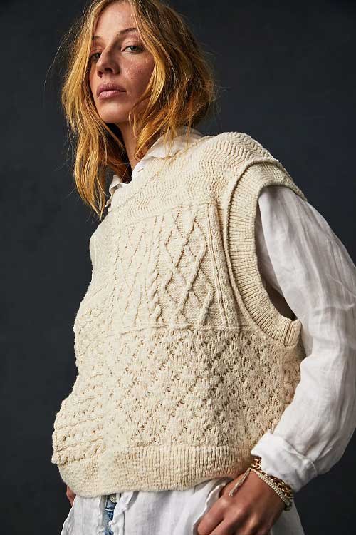 knitwear vest
