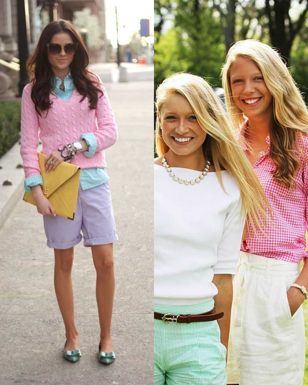 souther preppy outfit ideas