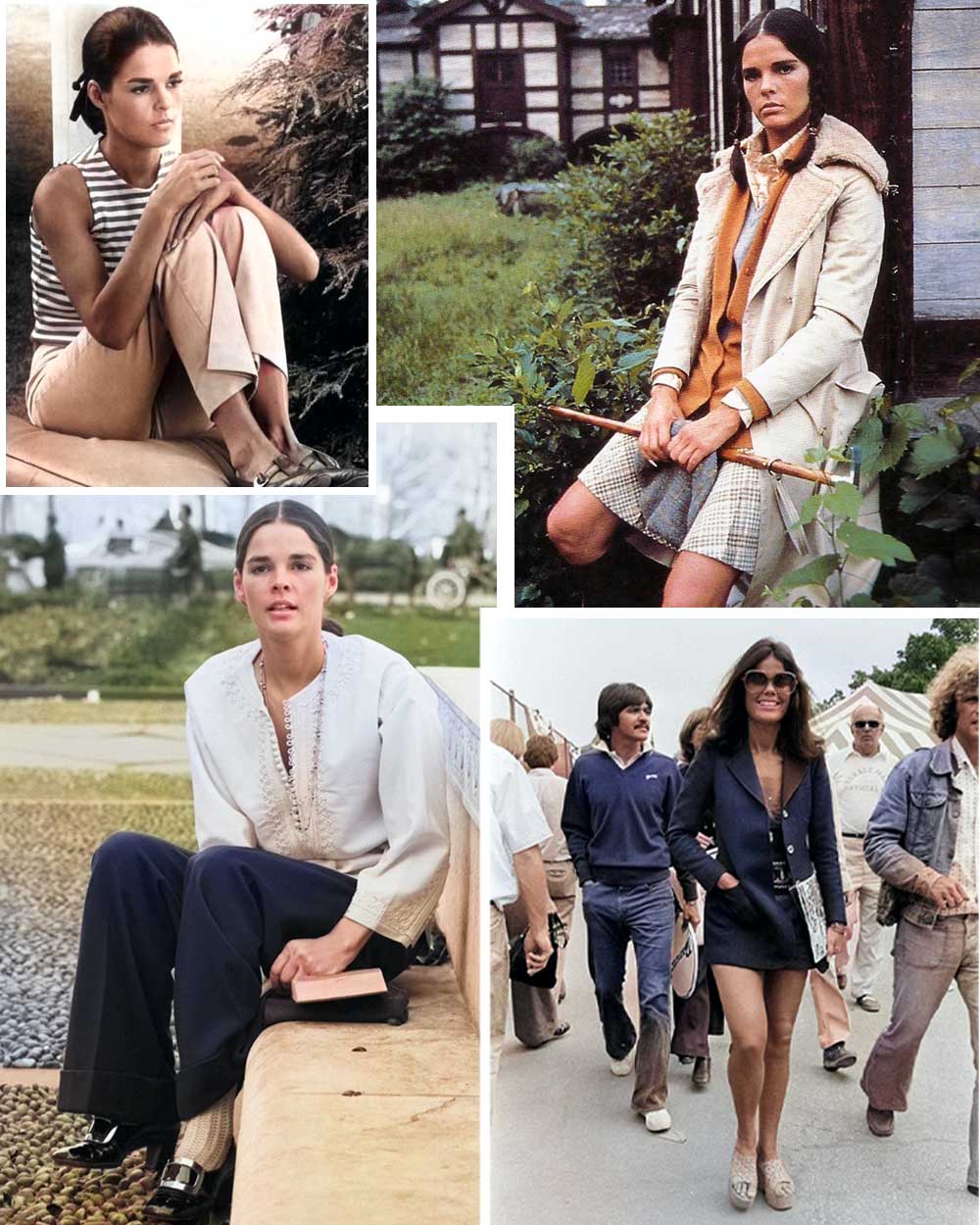 Boho Preppy fashion 1970s Ali MacGraw