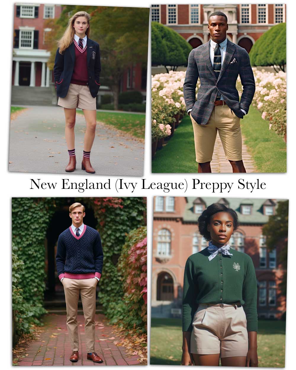 New England Ivy League dressing style