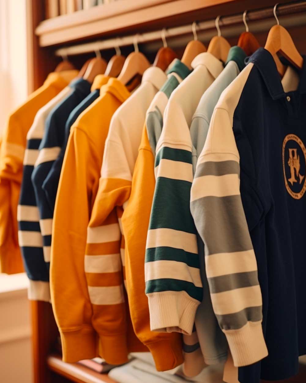Preppy rugby shirts