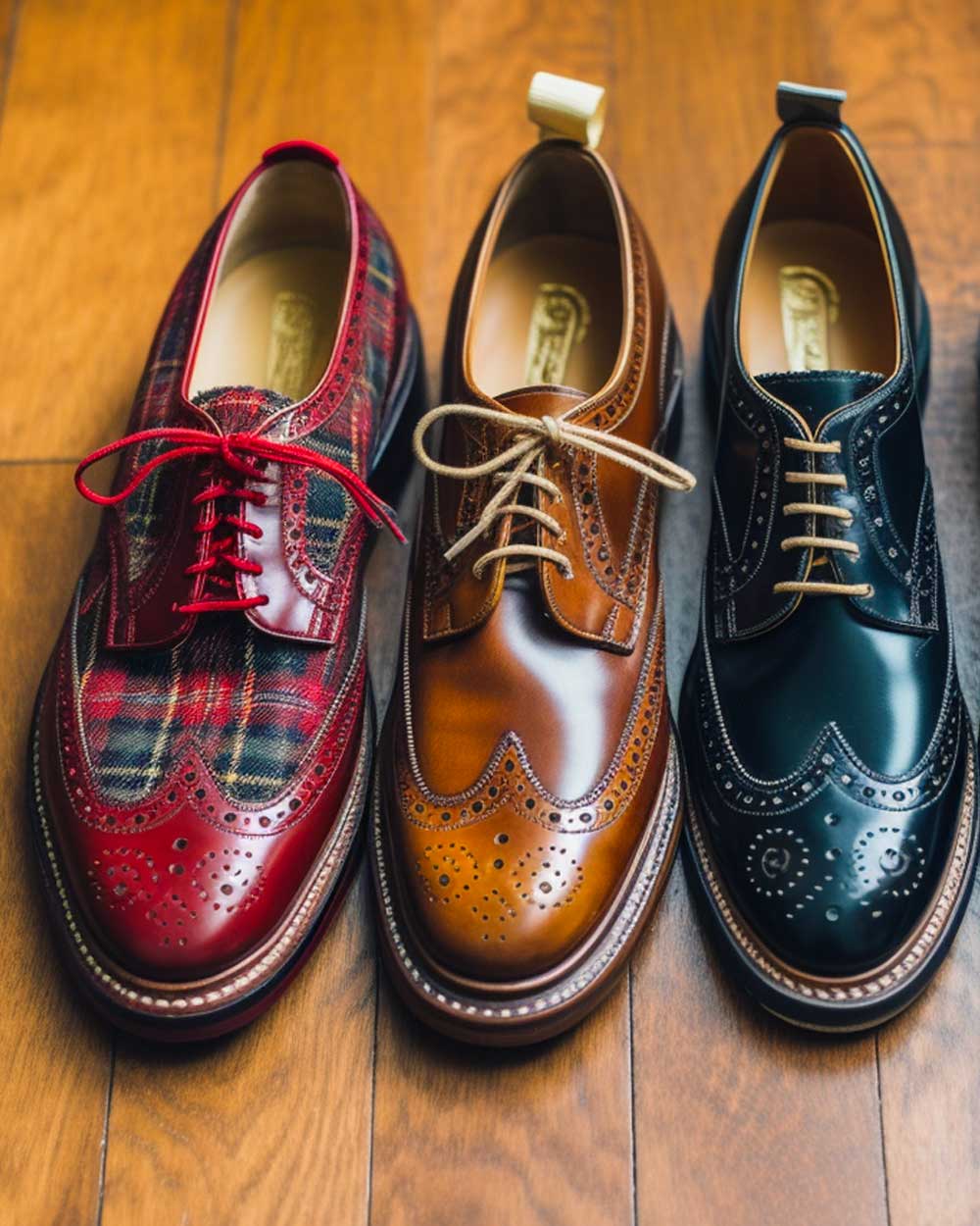 Preppy style brogue shoes