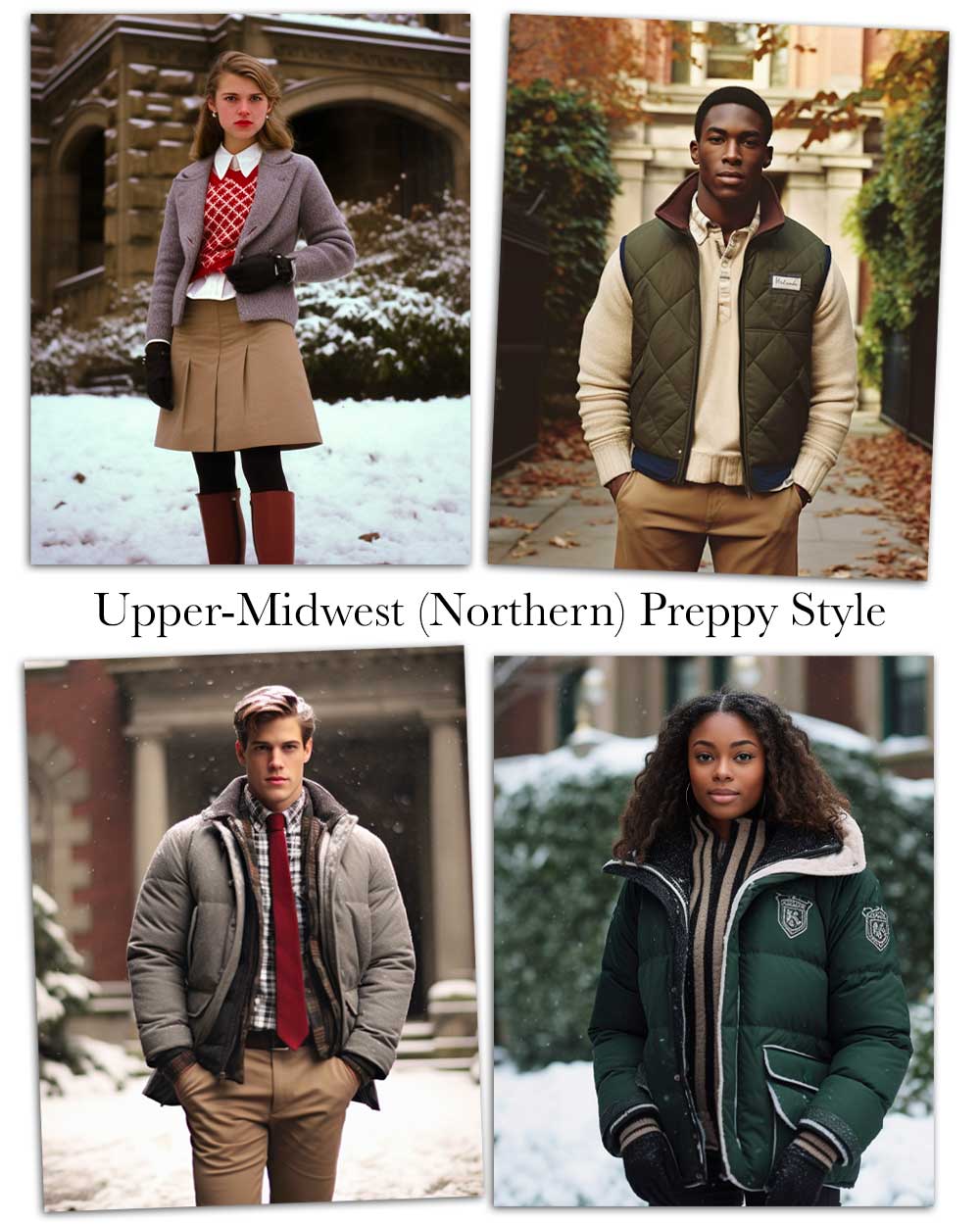 Upper Midwest Northern dressing style
