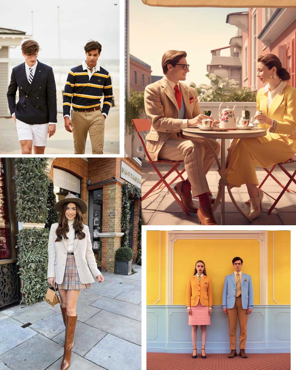 preppy clean polished clothes