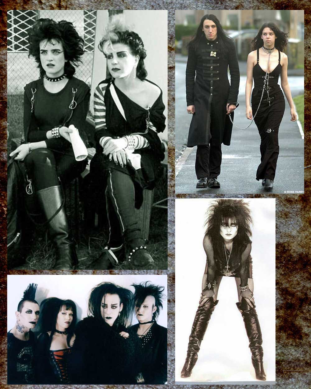 1970 and 1980s goth style