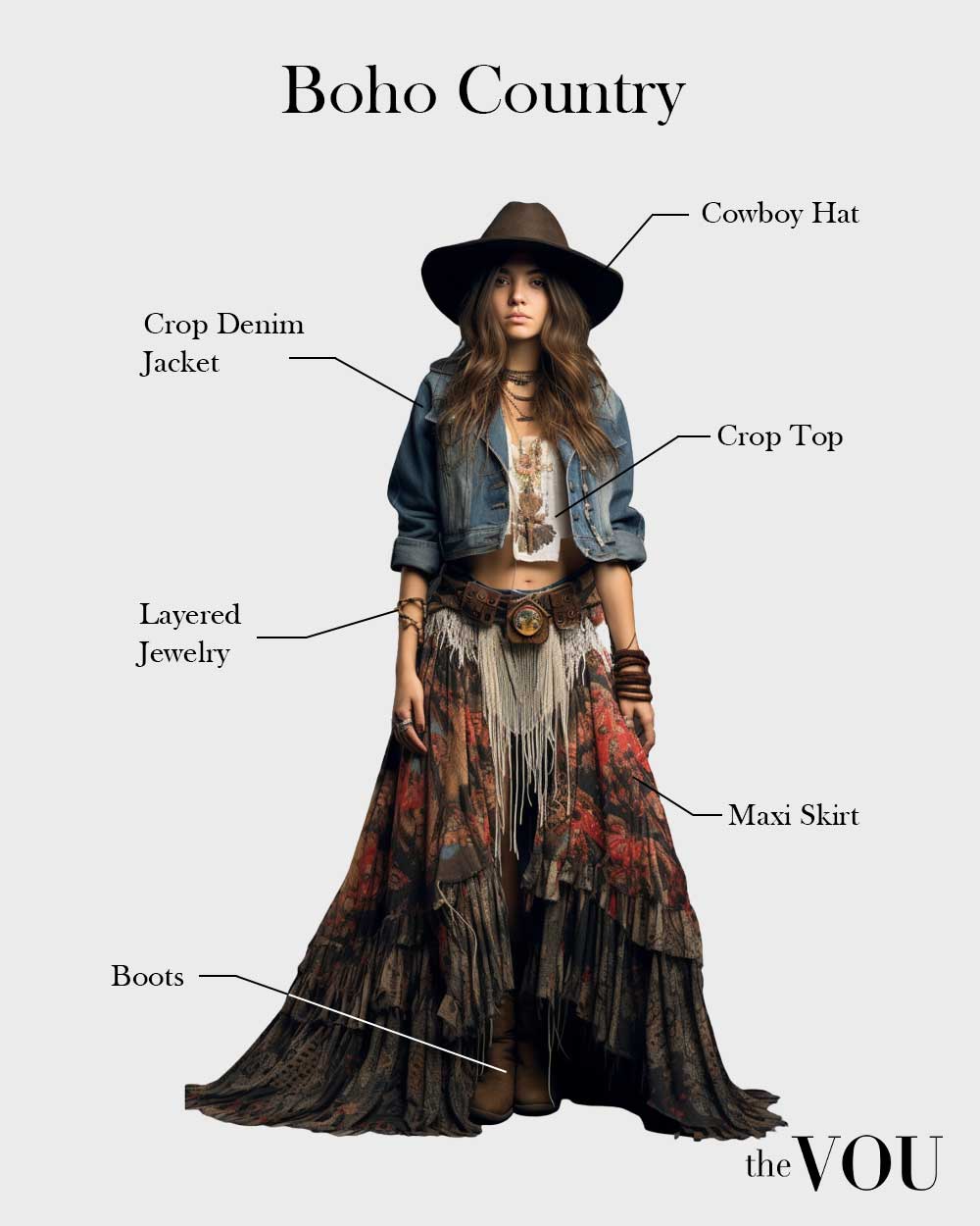 boho country outfit