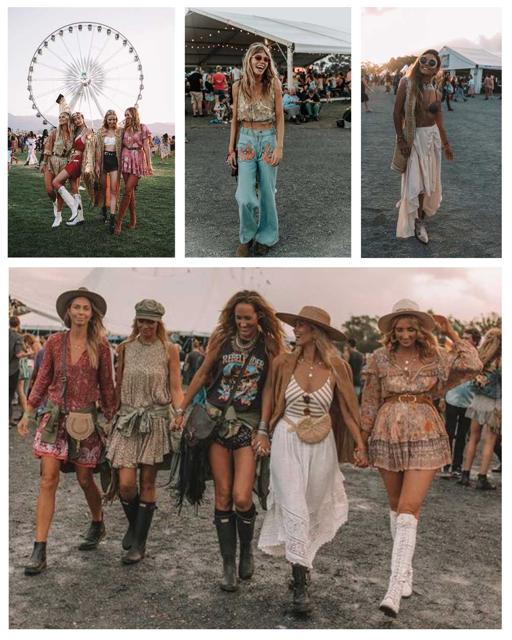 Coachella aesthetic boho fashion