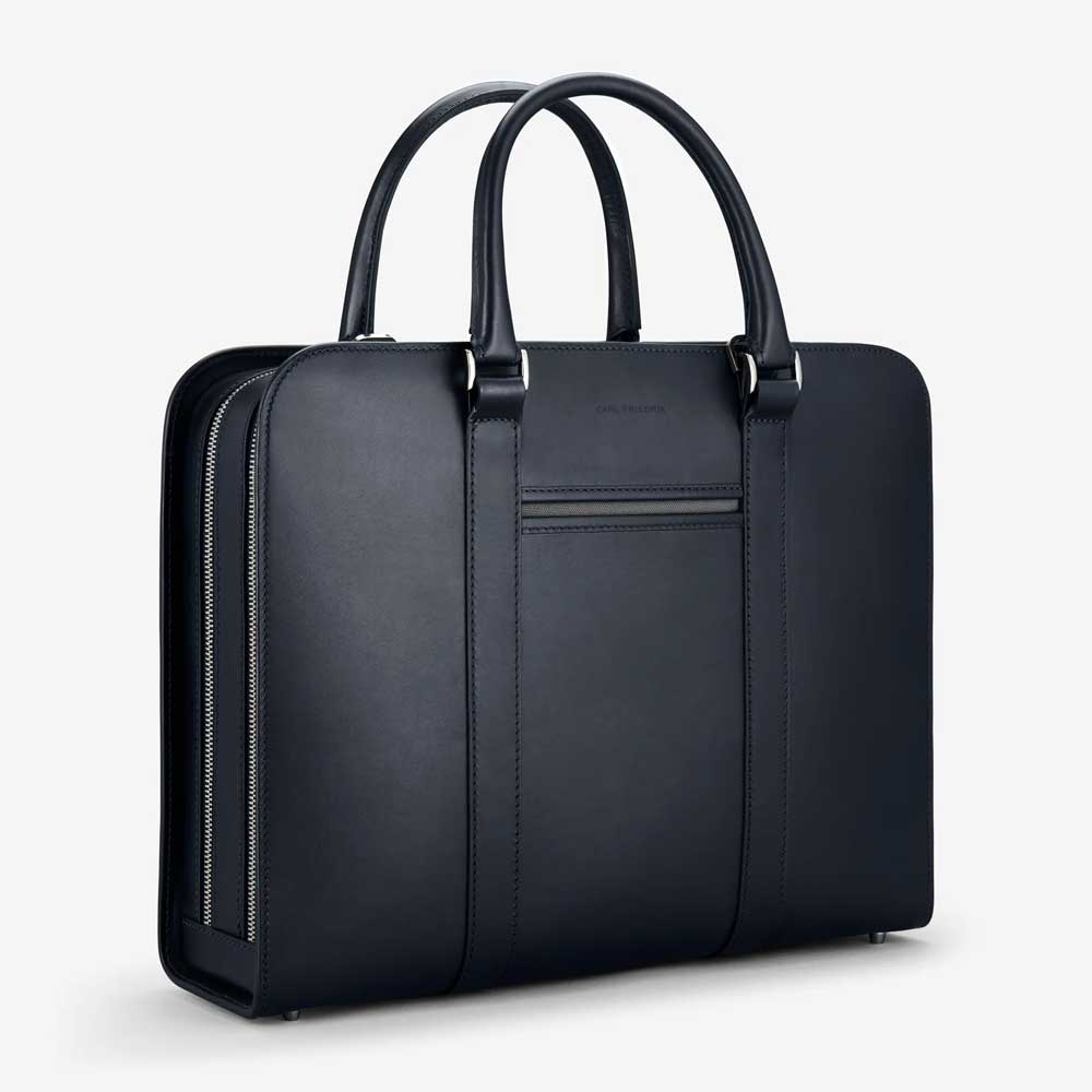 Palissy Double by Carl Friedrik premium leather briefcase