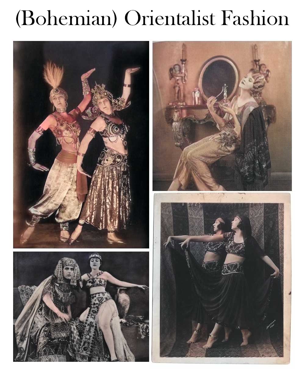 The Ballets Russes Orientalist fashion with bohemian aesthetic 