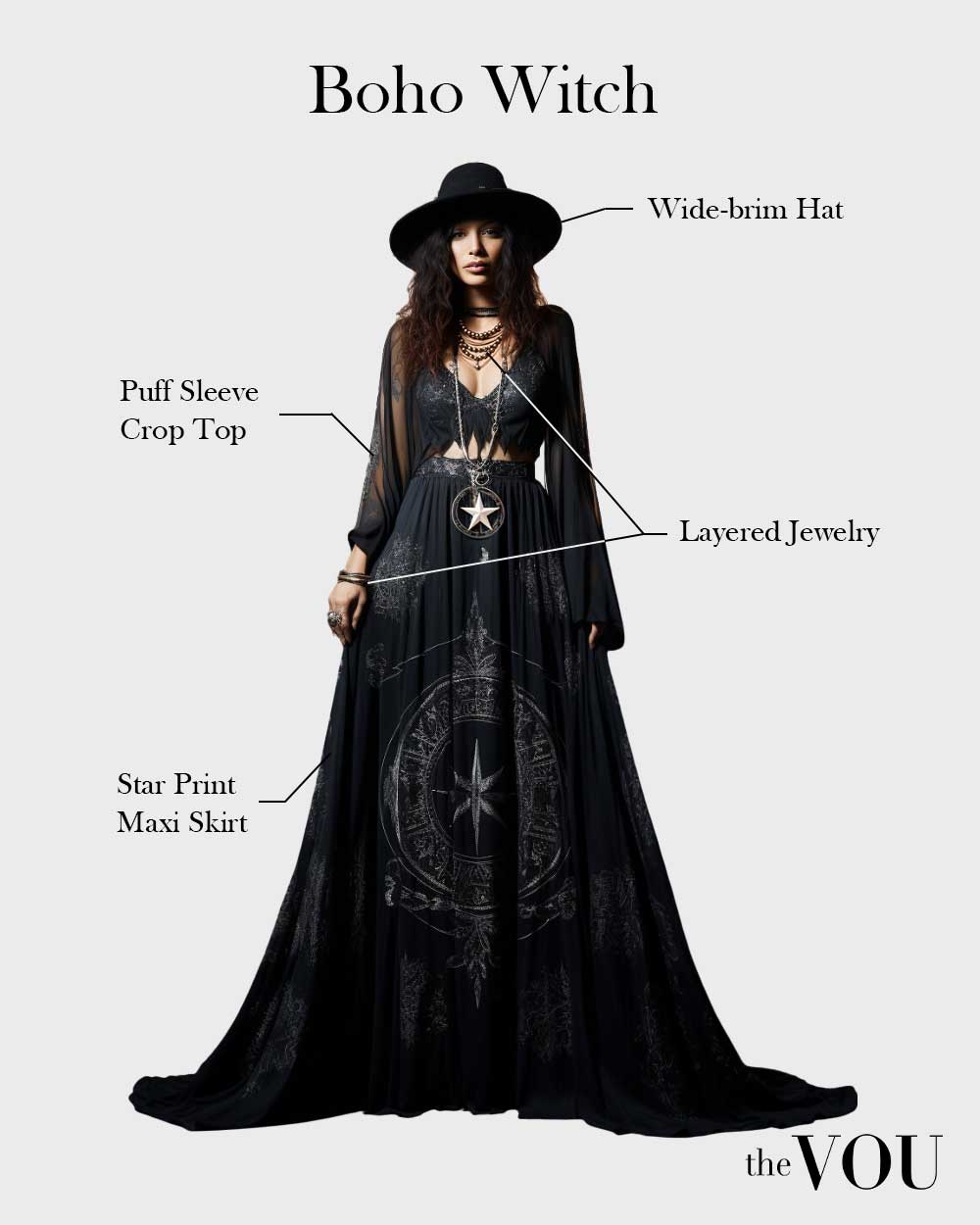 boho witch outfit