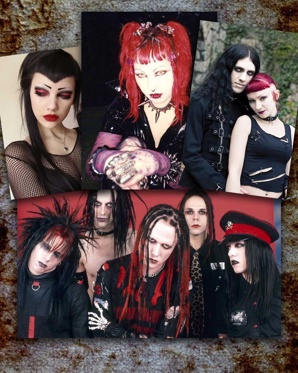 2000s Gothic fashion style shaved eyebrows