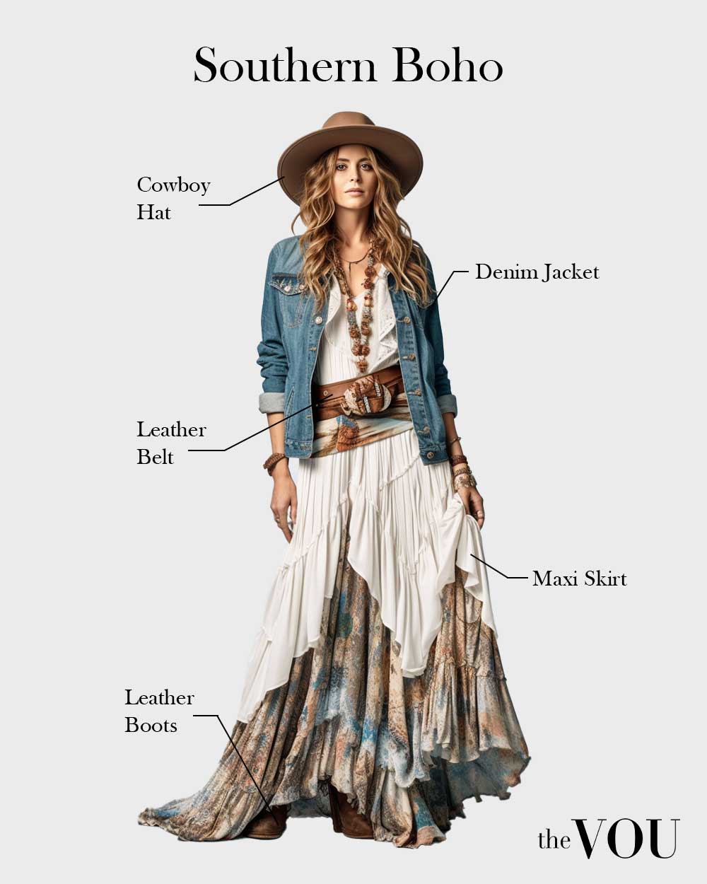 Southern western boho outfit