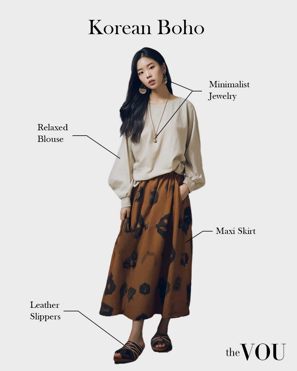 korean boho outfit 