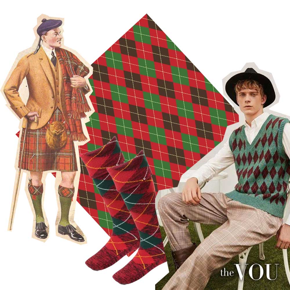 Argyle pattern rooted in Scottish heritage