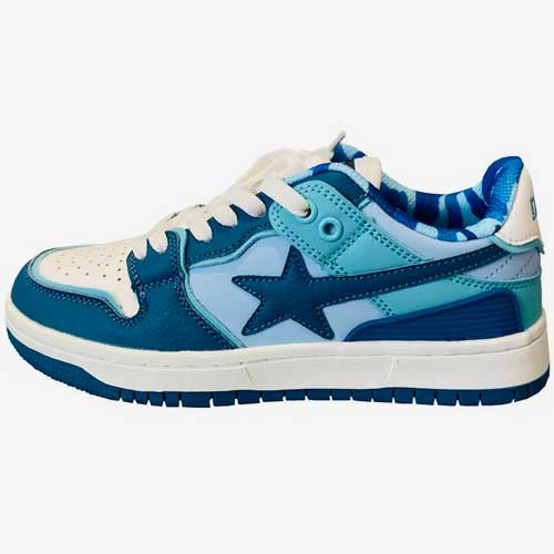 Blue Shooting Star Sneakers