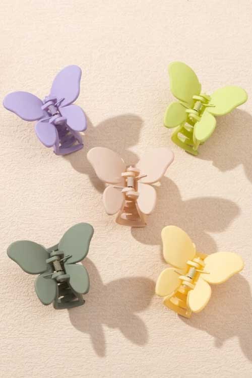Butterfly Design Hair Claw
