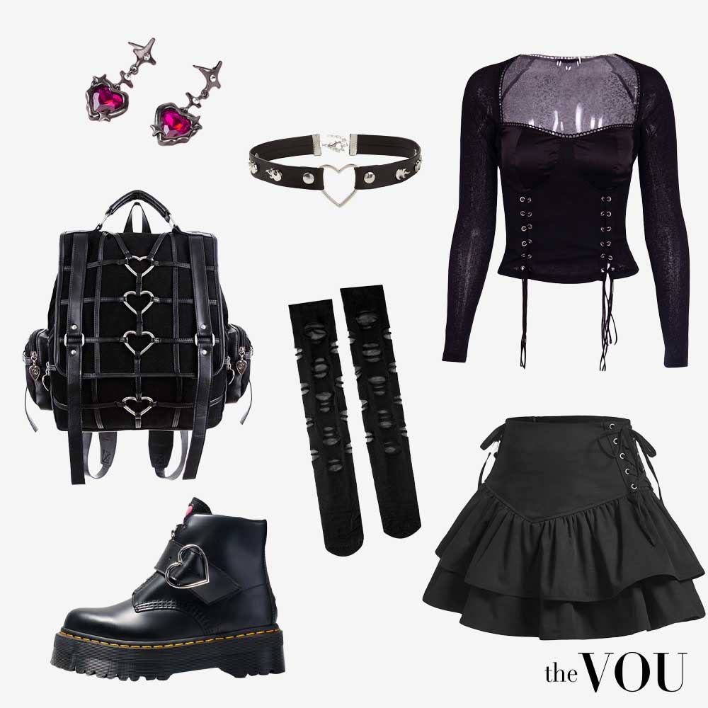 Goth Aesthetic Outfits Aesthetic Platform Boots