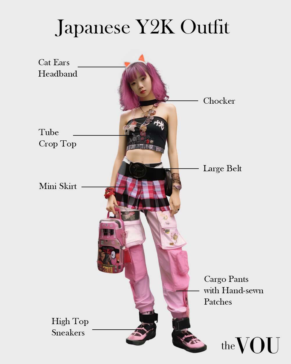 Japanese Y2K Style outfit