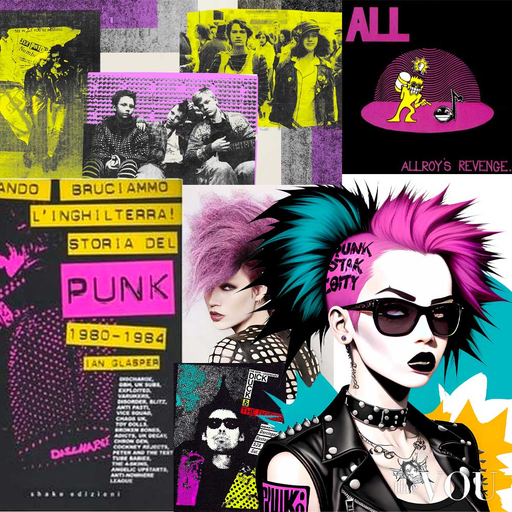 Magenta and Yellow Punk Aesthetic