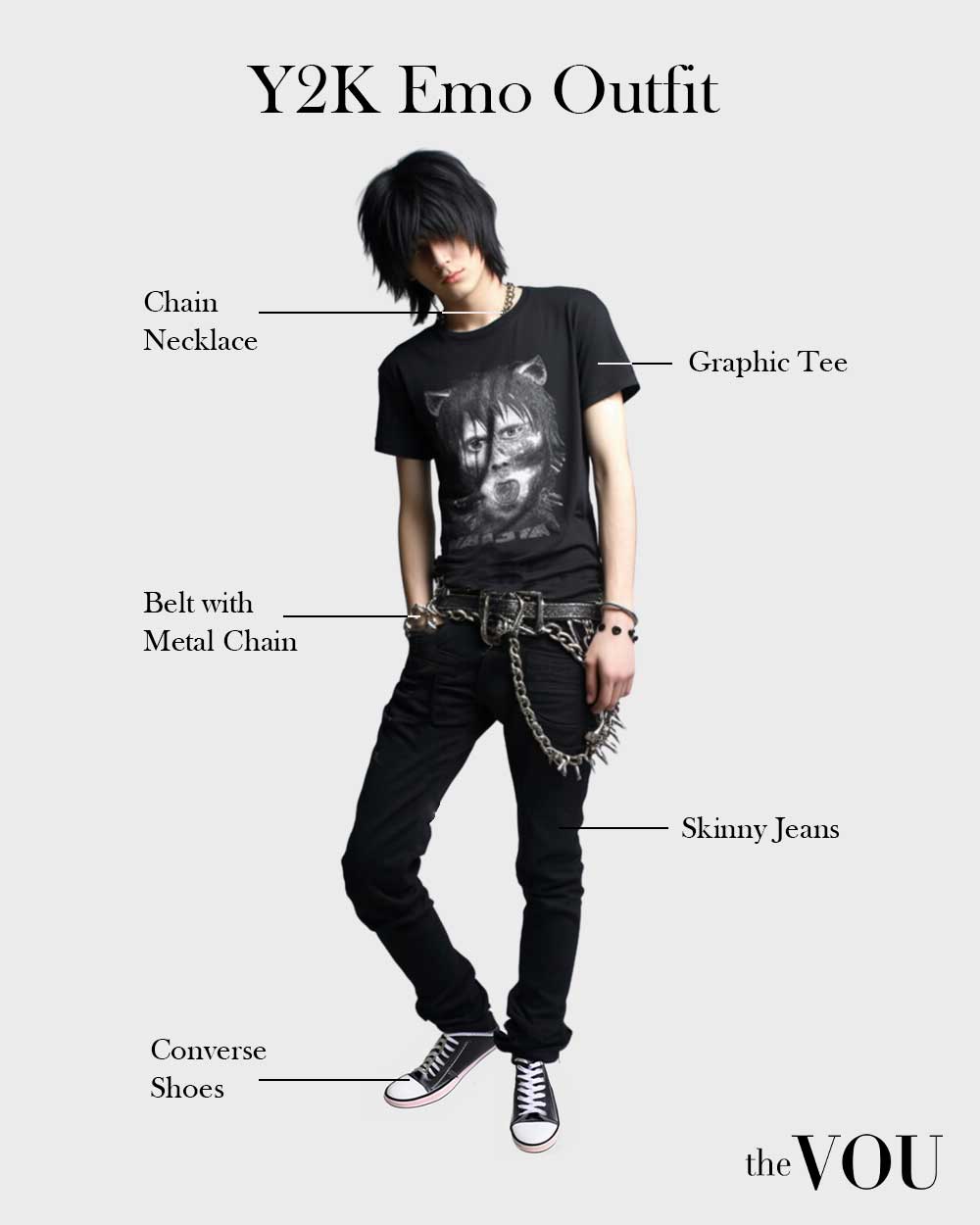 Y2K Emo Style outfit