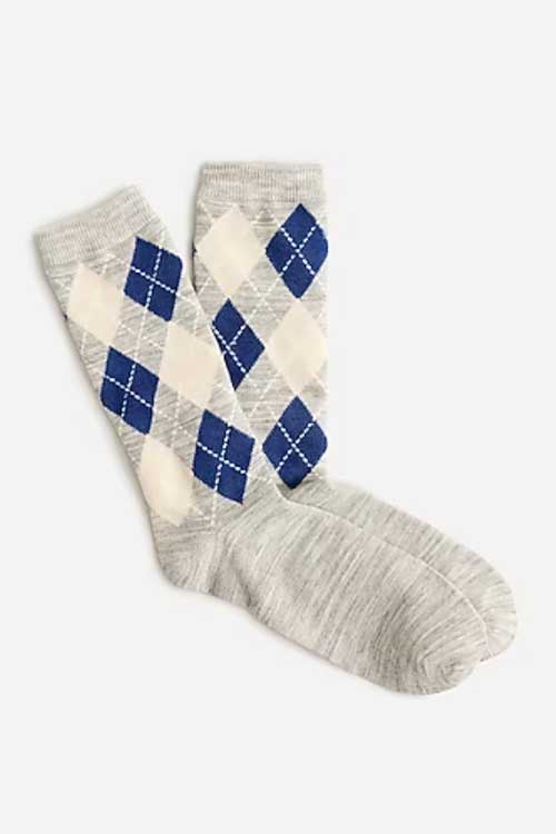 Argyle trouser socks