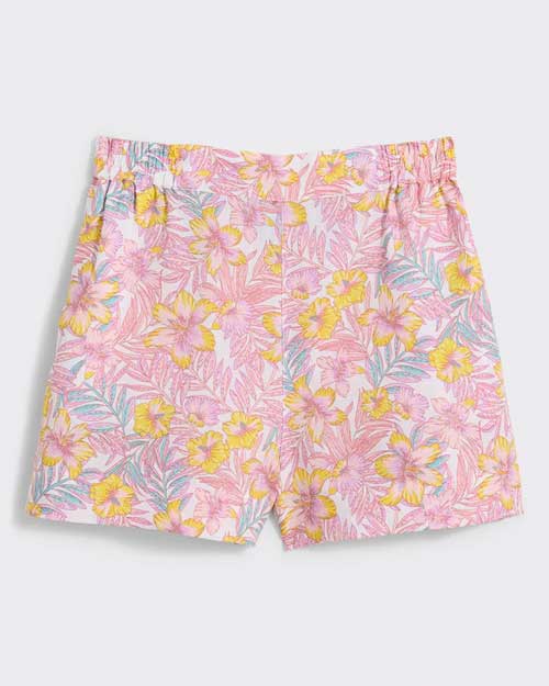 Draper James Woven Pull On Shorts in Lily Floral