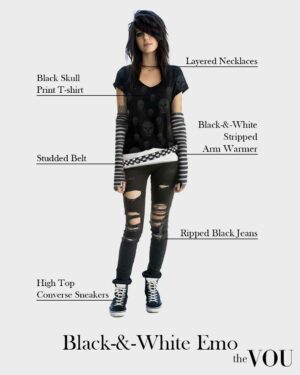 How to Dress Like an Emo Girl: 4 Cool Looks to Copy