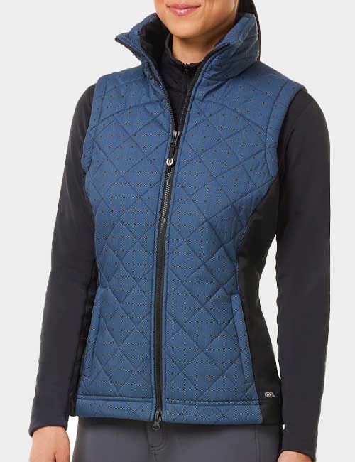 Full Motion Quilted Riding Vest - Print