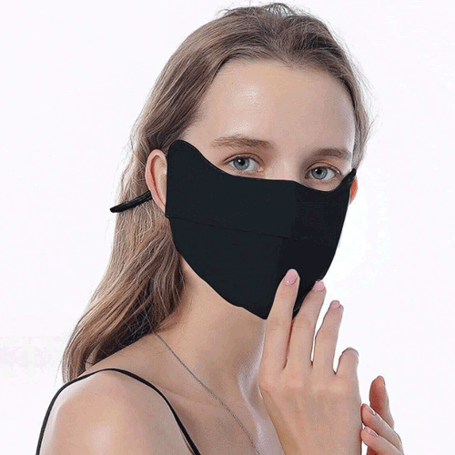 Multifunctional Mask Eye Protection Eye Mask Dust Resistant Ice Silk Cool Breathable UV Breathable Lightweight Eye Mask, Dust Mask