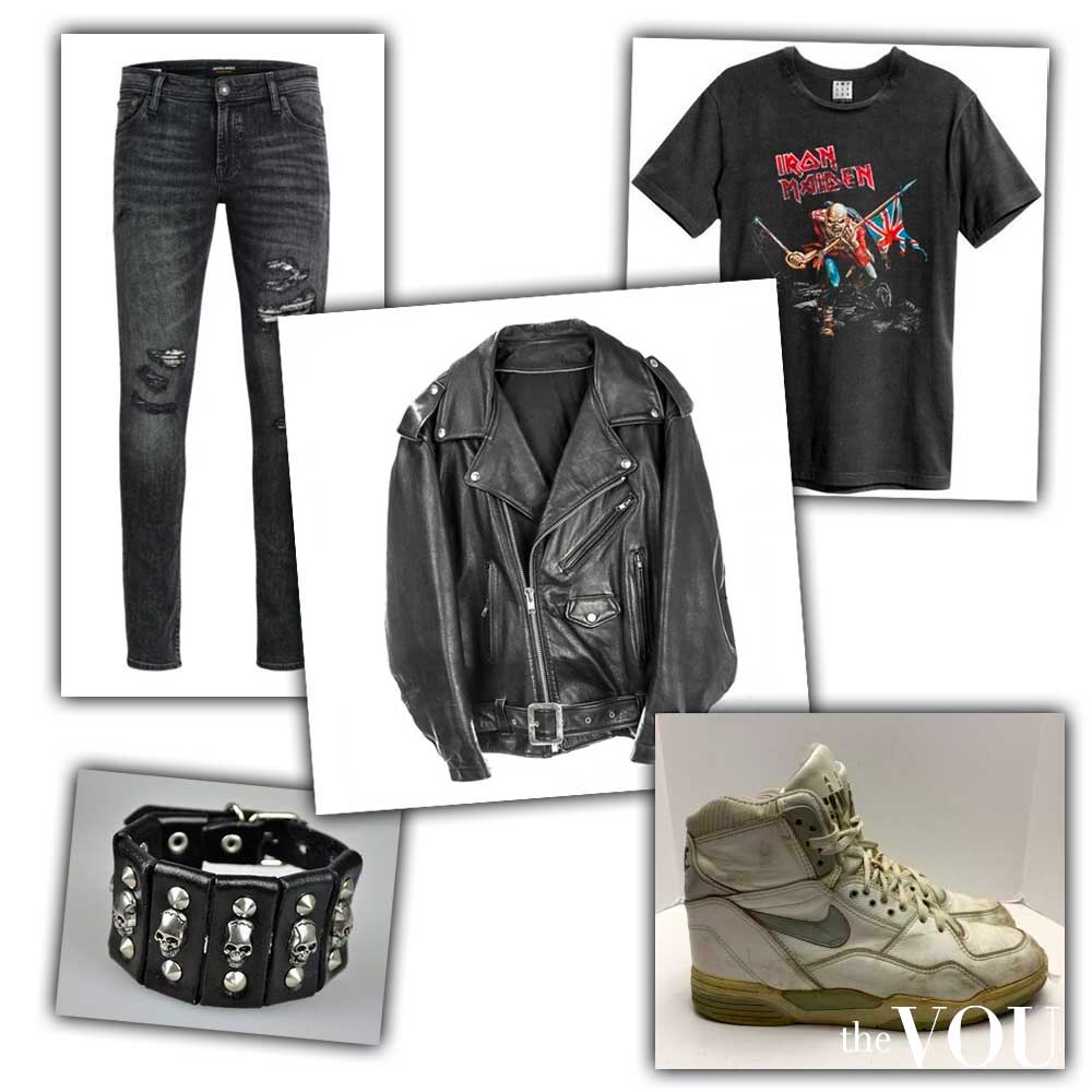 80s Metal Rock fashion