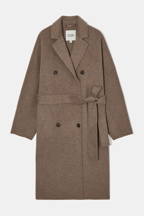Cos Clean Girl Aesthetic Double-faced Wool Coats