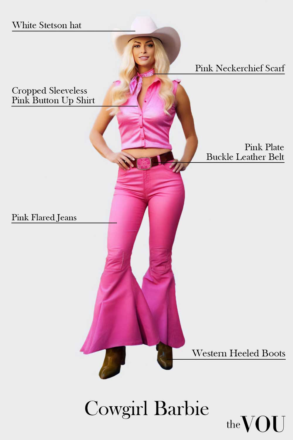 Cowgirl Barbie outfit