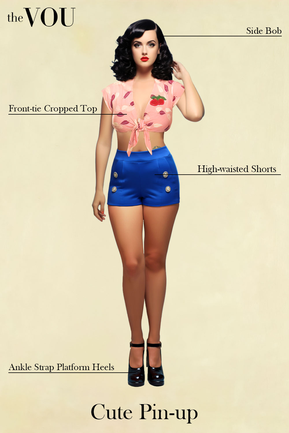 Cute Pin-up Style Oufit
