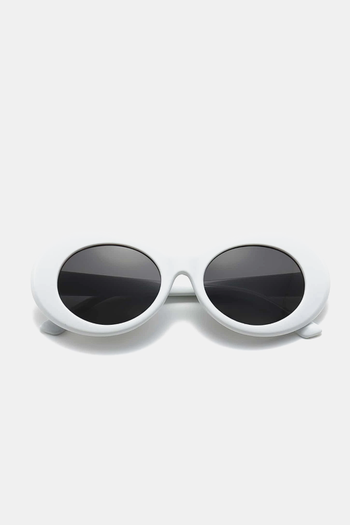 Fashionable Oval Shaped Small Frame Unisex Glasses
