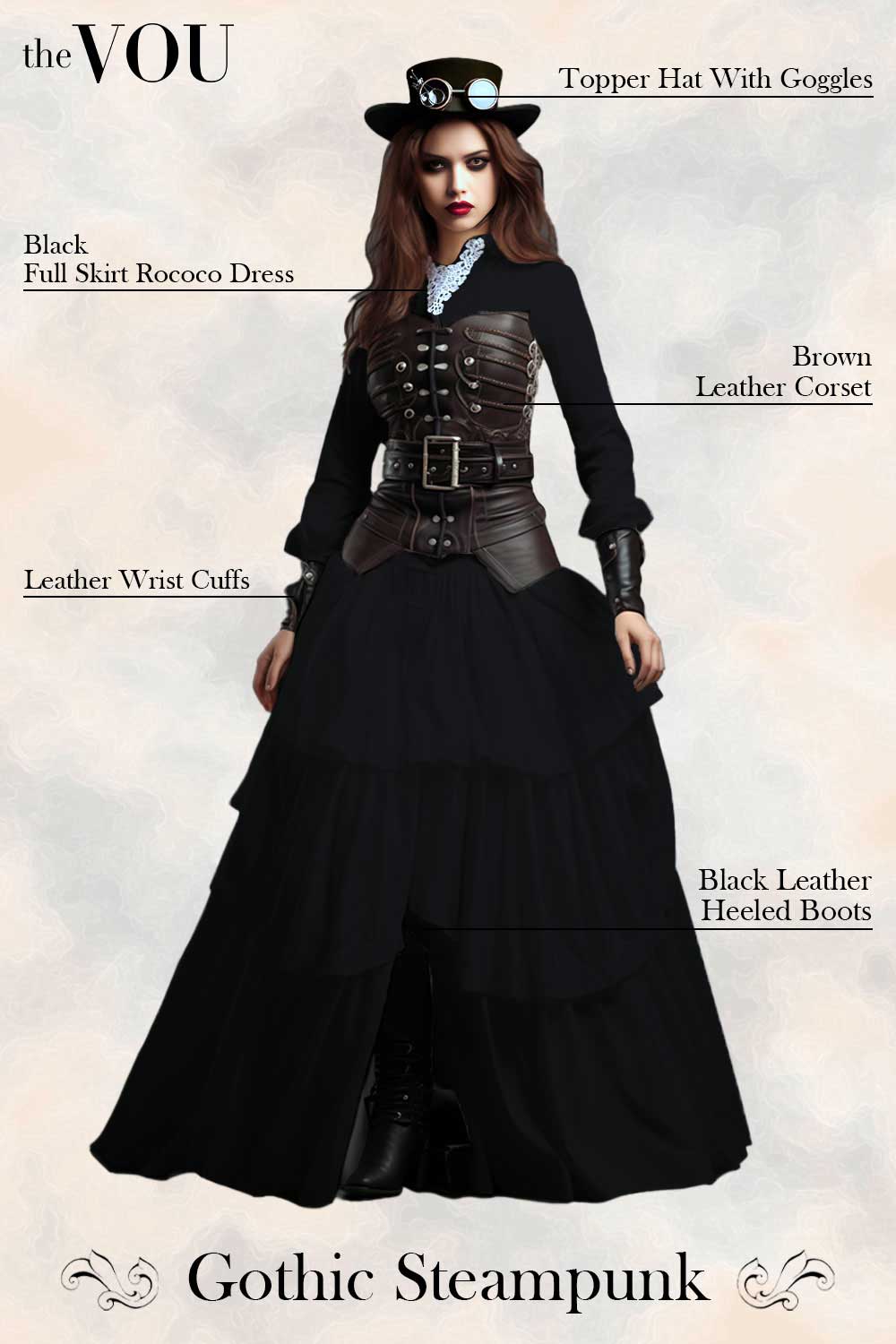 Gothic Steampunk style outfit