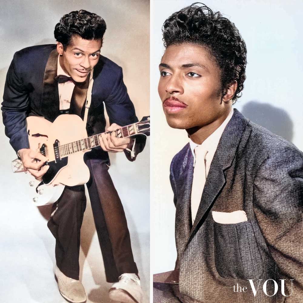 Chuck Berry and Little Richard Greaser style