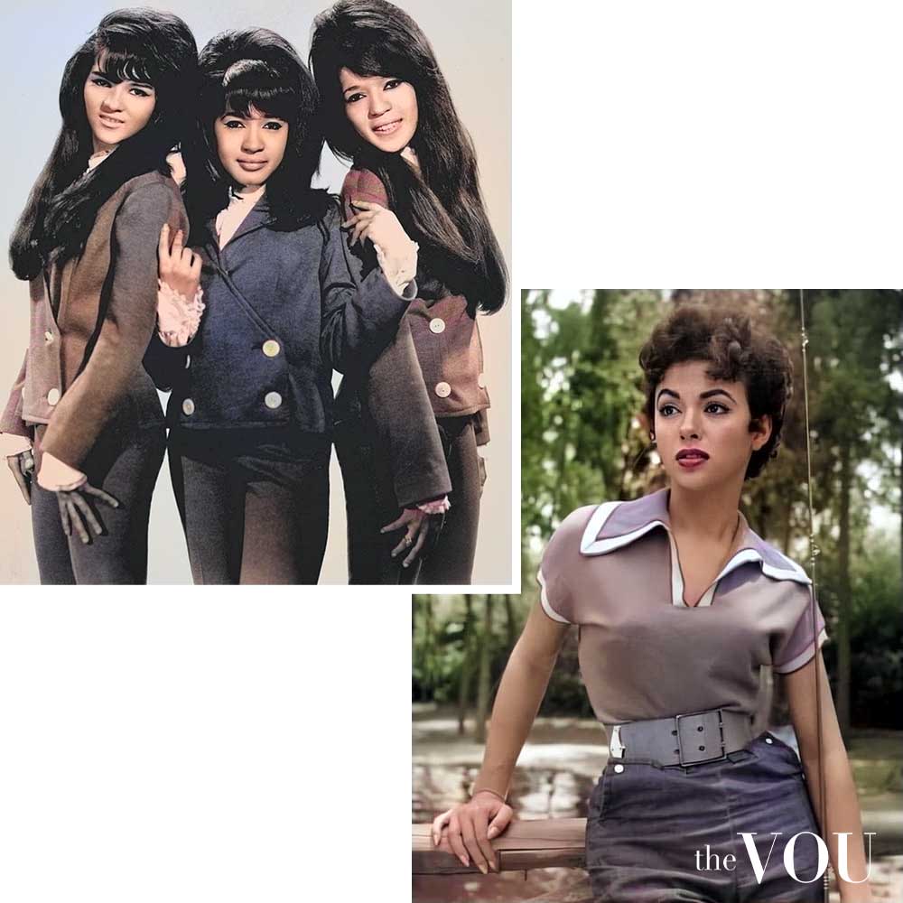 Ronettes and Rita Moreno Greaser style