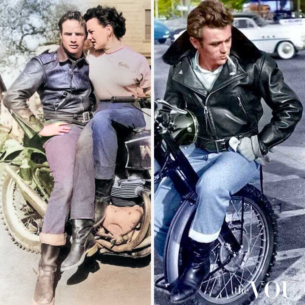 Brando and James Dean Greaser style