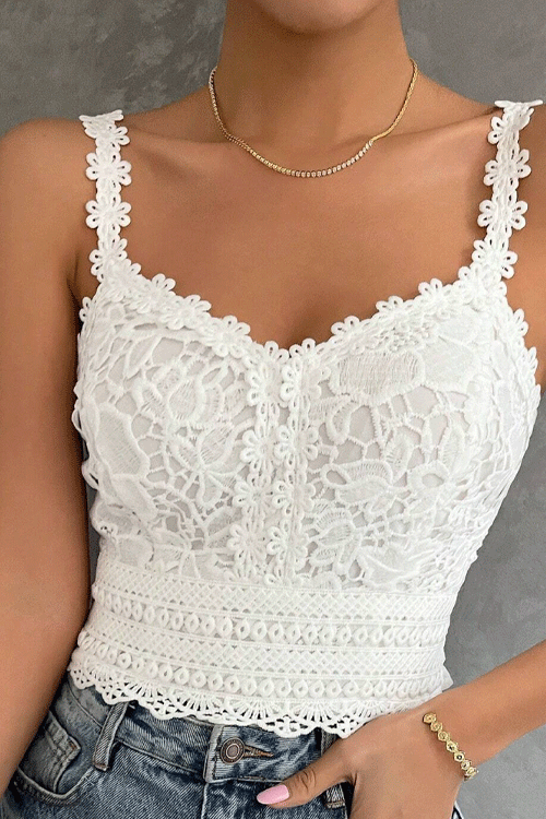 Guipure Lace Cami Top