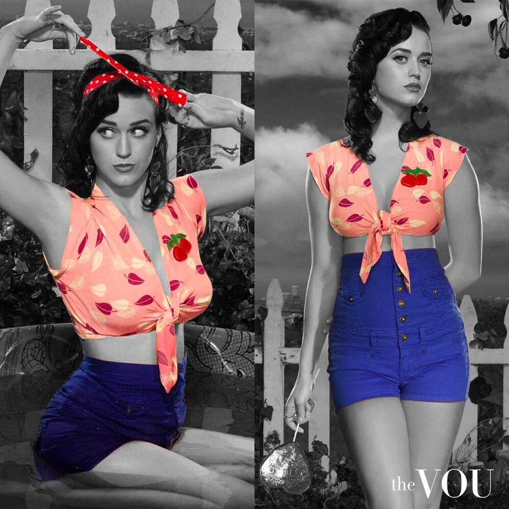 Katy Perry Pin-up style