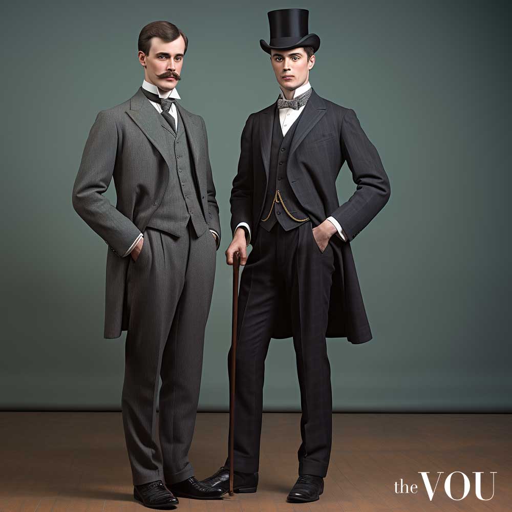 Victorian men lounge suit
