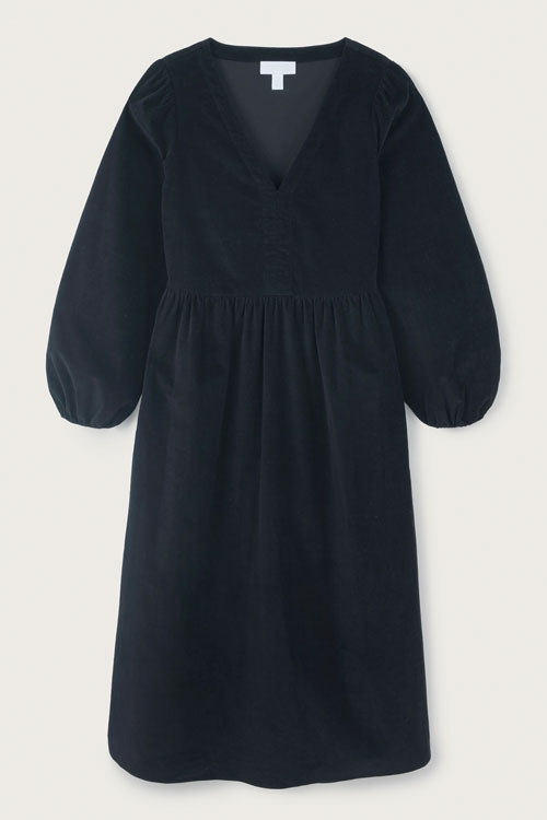 White Company Clean Girl Aesthetic Cord Dress