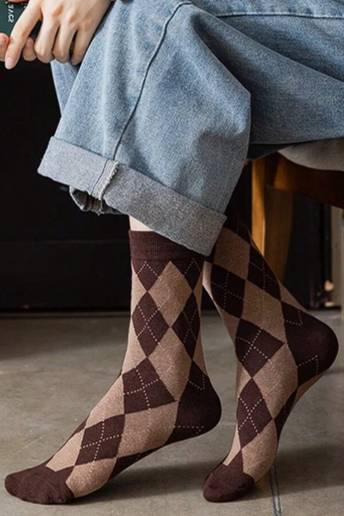 Women's Mid-calf Socks, Ins Style