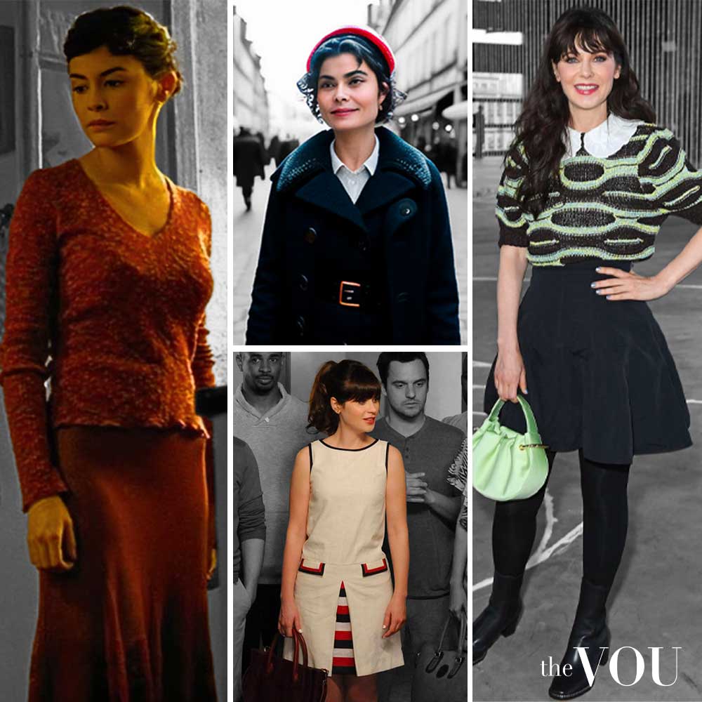 Zooey Deschanel and Amelie Poulain Twee Style