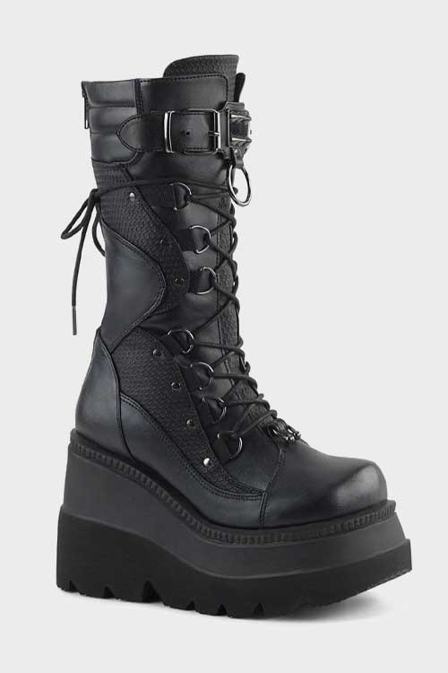 Gothic Wedge Boot