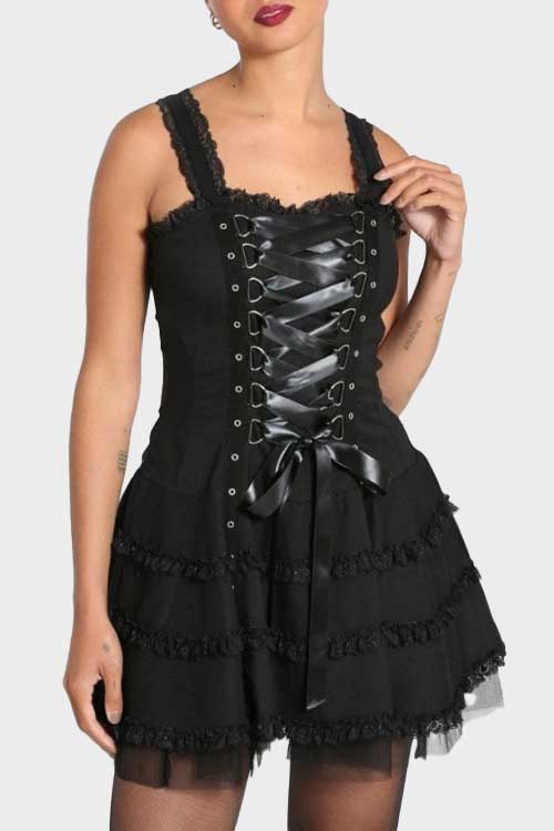 Harley Gothic Mini Dress