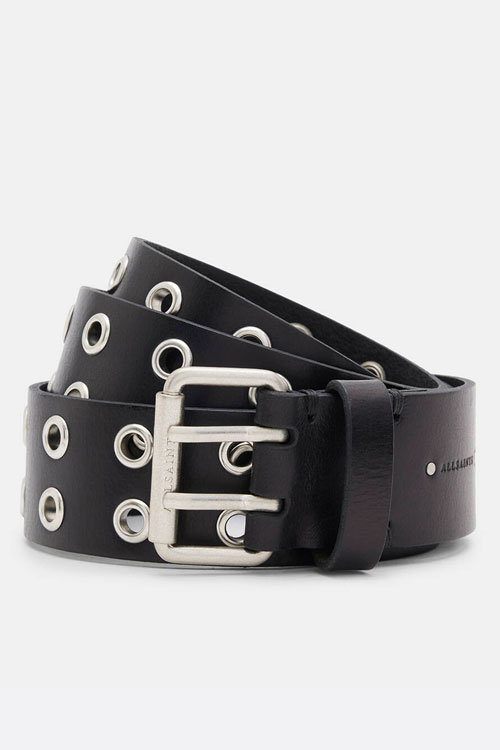 Y2K Grunge Studded Leather Belt