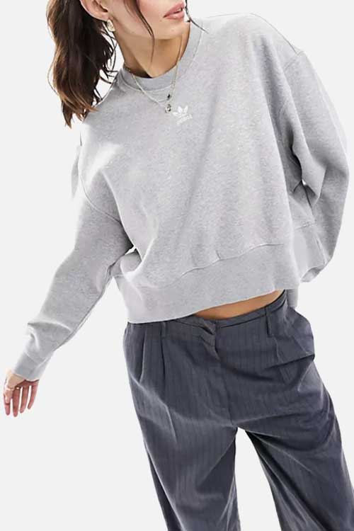 adidas Originals Adicolour Essentials sweatshirt in grey